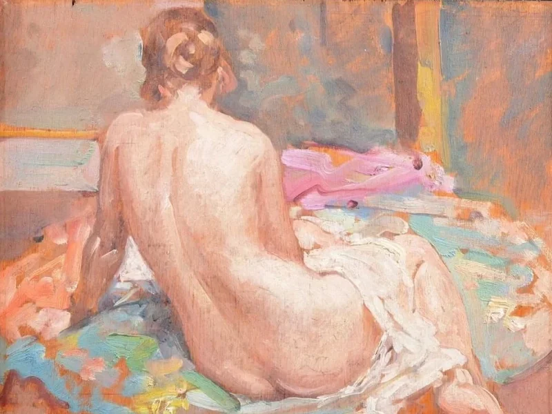 1872-André Cluysenaar - Nuda seduta